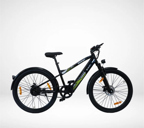 nexzu electric bicycle rompus+ model black