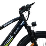 handle of black coloured nexzu electric bicycle Rompus+ model