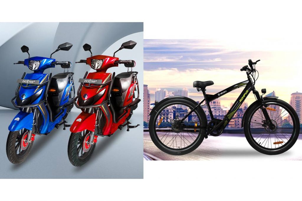 nexzu ecycle & and 2 e-scooters